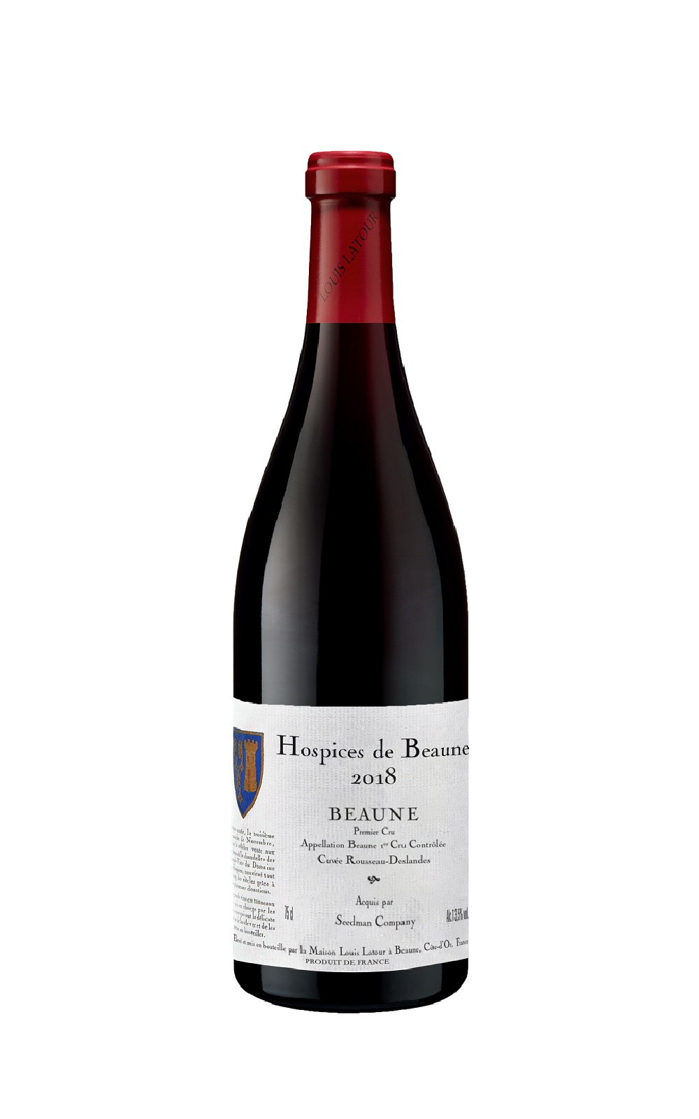 Maison Louis Latour Hospices de Beaune Beaune 1er Cru Cuvee RouSSeau Deslandes Rouge 2018 路易拉圖酒莊 伯恩濟貧院 伯恩 盧梭 德斯蘭德斯 一級園紅酒