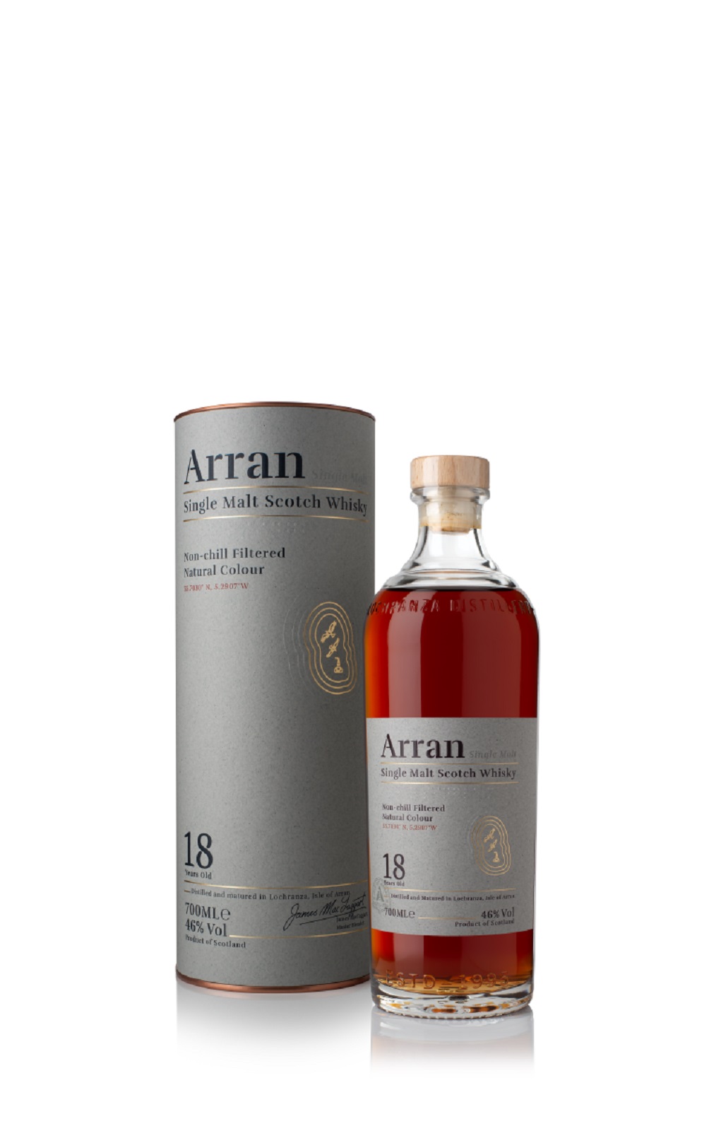 Arran 18 Years Old Single Malt Scotch Whisky 愛倫 18年單一麥芽蘇格蘭威士忌