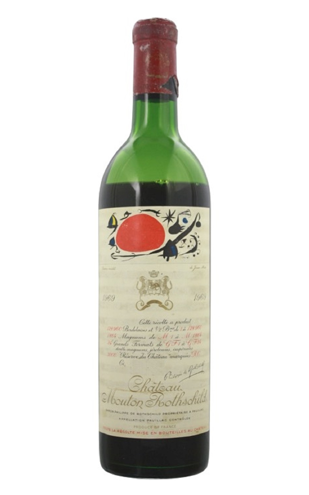 Chateau Mouton Rothschild Chateau Mouton Rothschild 1969 木桐堡 木桐一軍紅酒