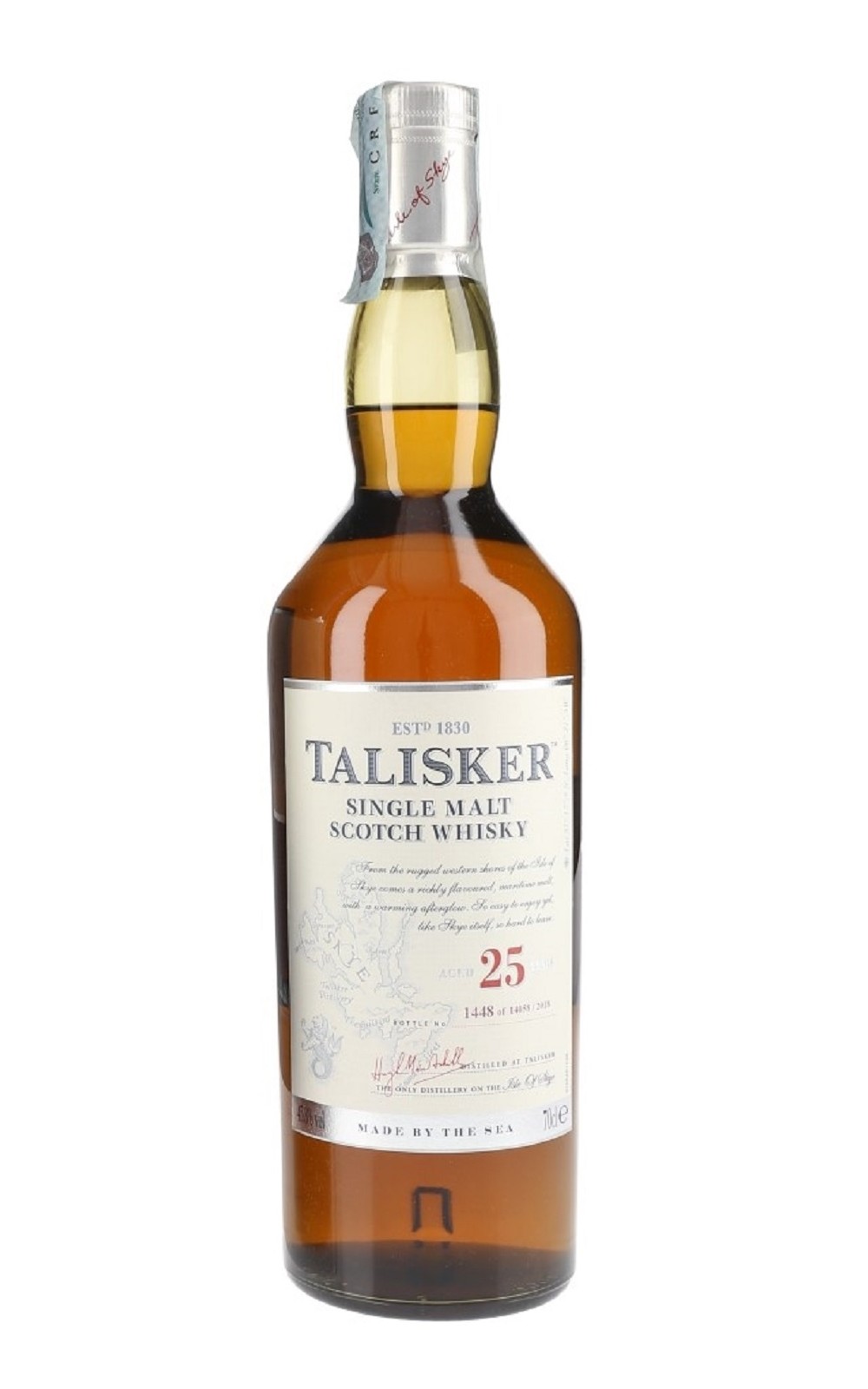 Talisker Aged 25 Years Single Malt Scotch Whisky 泰斯卡蒸餾廠 25年單一麥芽蘇格蘭威士忌