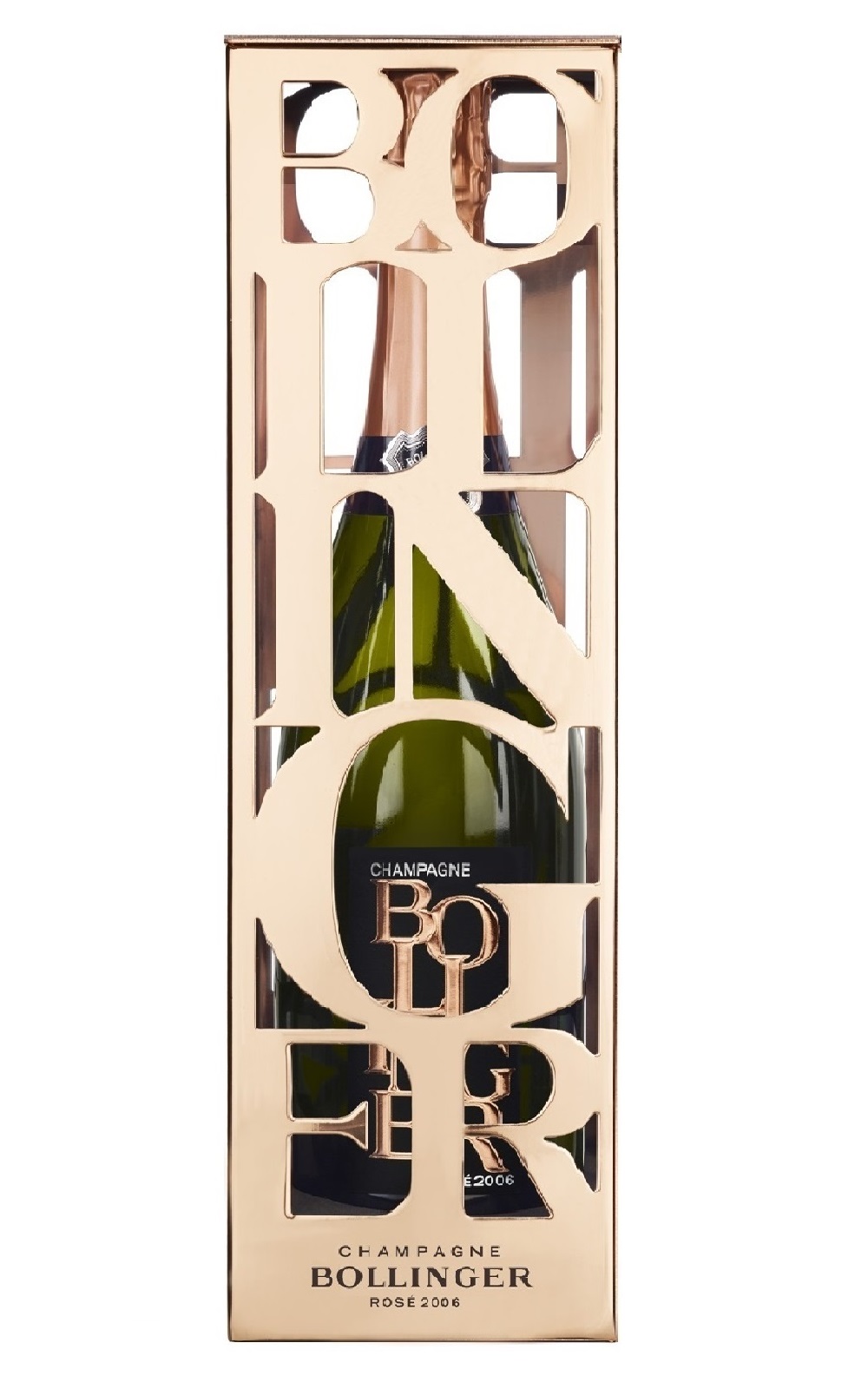 Champagne Bollinger Bollinger Rosé The Unique Expression Gift Box 2006 伯蘭爵香檳 特級年份粉紅香檳 鏤空網格限量禮盒