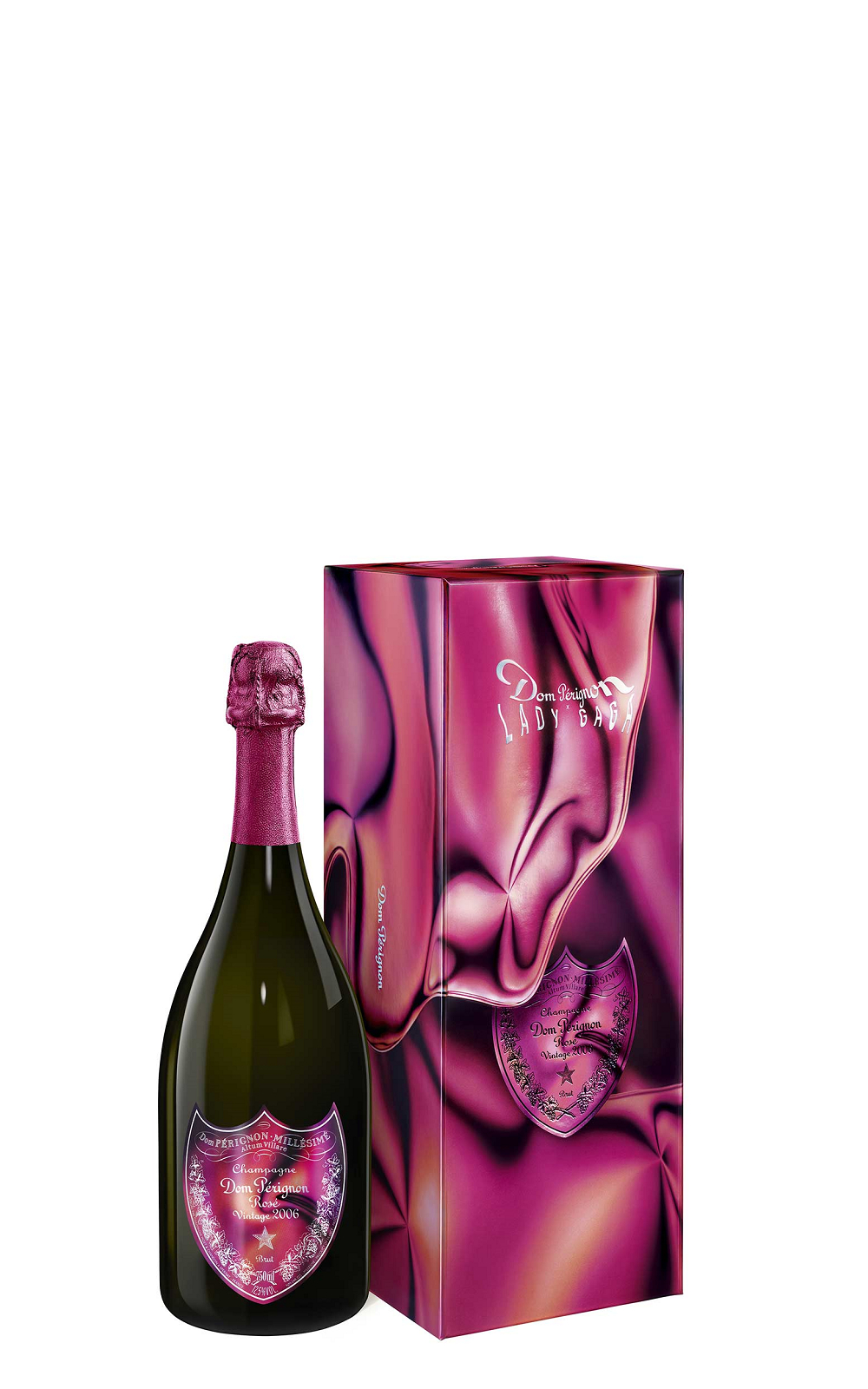 Dom Perignon Lady Gaga Vintage Rose Brut Gift Box 2006 香檳王 女神卡卡 年份不甜粉紅香檳 禮盒