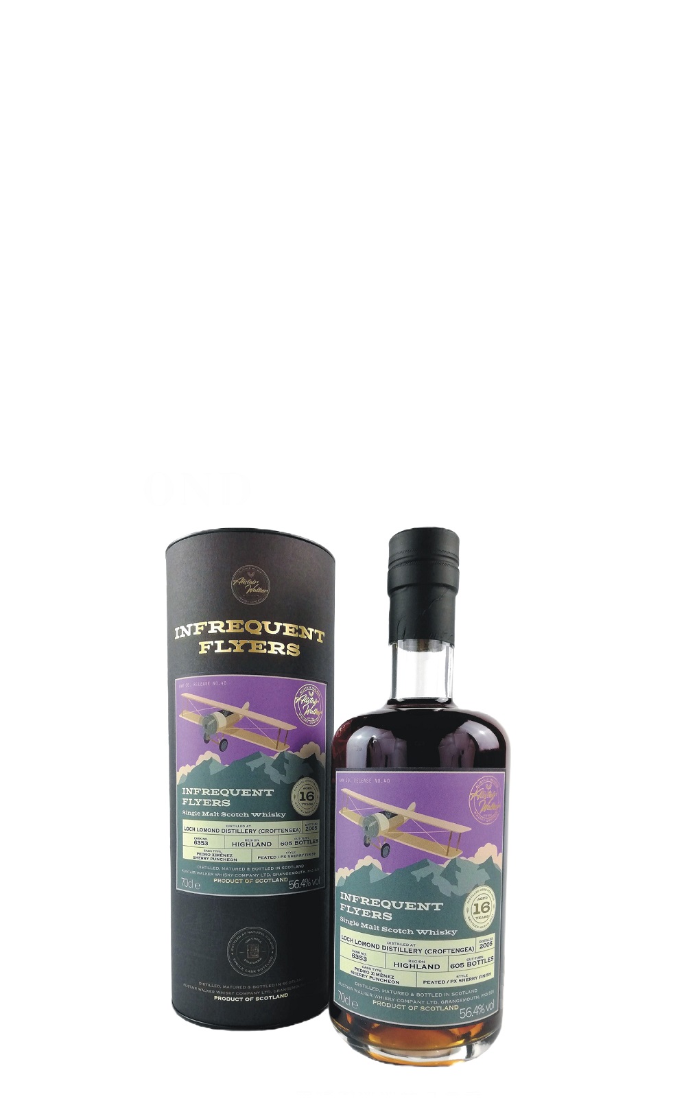 Alistair Walker Whisky The Infrequent Flyer “Loch Lomond Croftengea 2005 Single Malt Scotch Whisky 亞力斯岱 沃克威士忌 The Infrequent Flyer 羅曼德湖 2005 單一麥芽蘇格蘭威士忌