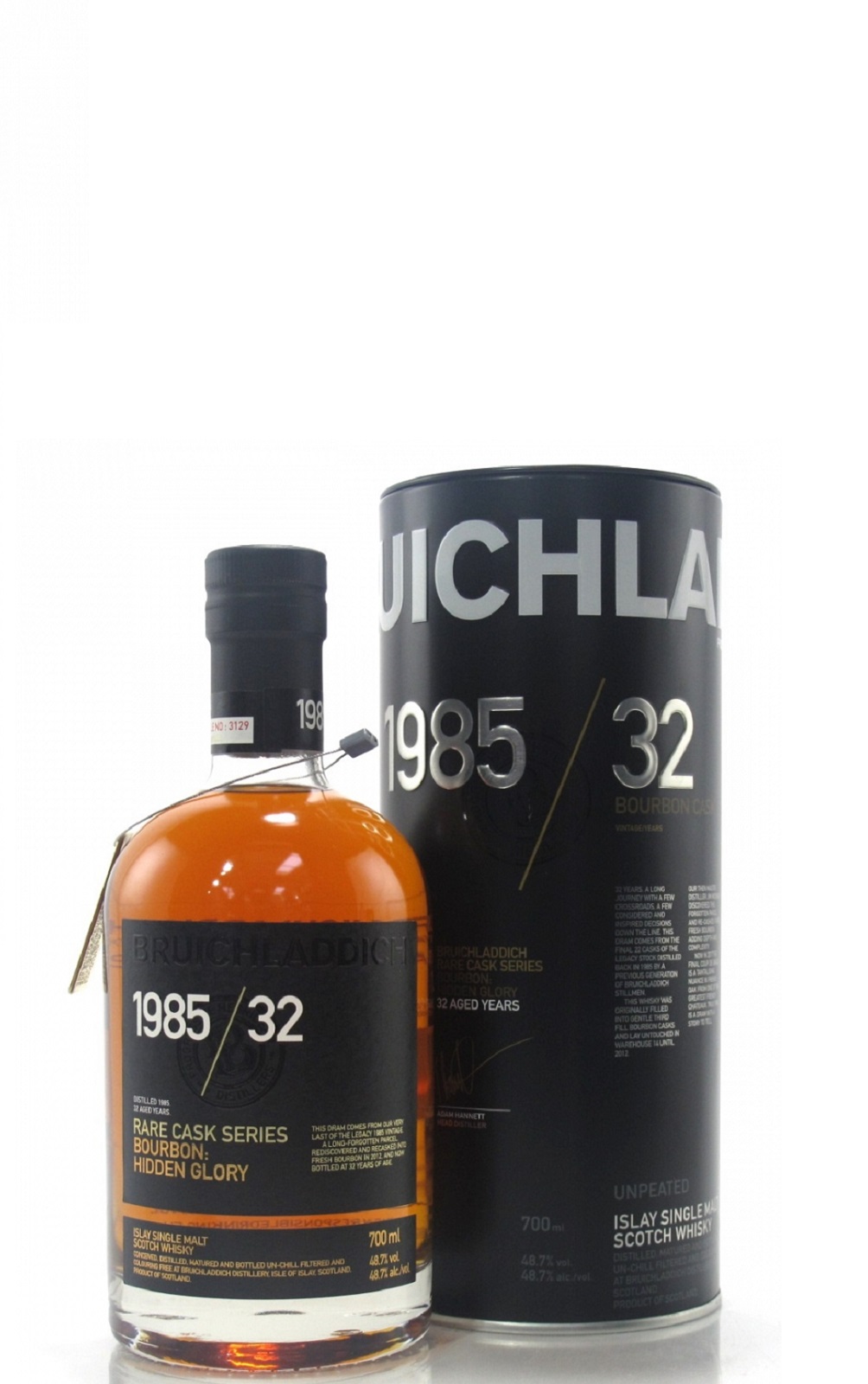 Bruichladdich Distillery Rare Cask Vintage 1985 Bourbon Hidden Glory 布萊迪蒸餾廠 古稀系列1985