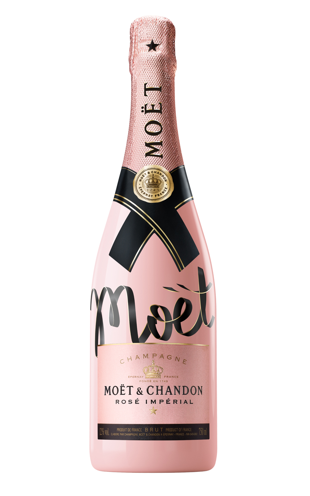 Moet Chandon Imperial Rosé Brut Living Ties NV 酩悅香檳 酩悅不甜粉紅香檳 情人節限量版 裸瓶