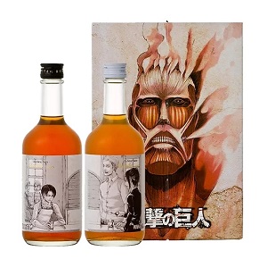 株式会社 おおやま夢工房-進擊的巨人梅酒 雙入組