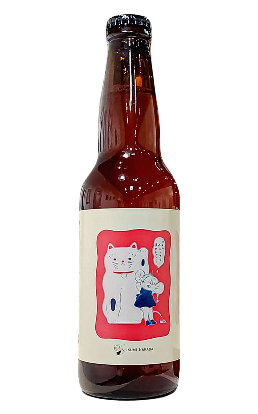 Taiwind Beer 中田郁美限定酒標系列 喵啤酒A款 台風造酒 中田郁美限定酒標系列 喵啤酒A款