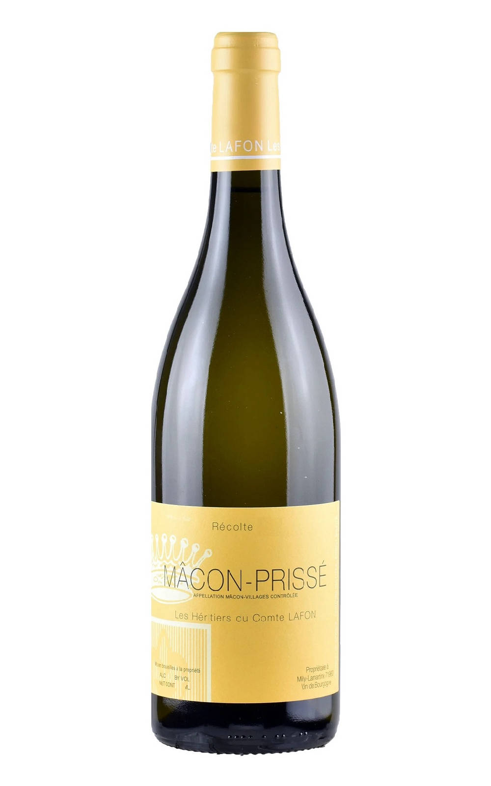 Heritiers du Comte Lafon Macon Prisse 2018 拉馮公爵繼承者 馬貢 普里斯白酒