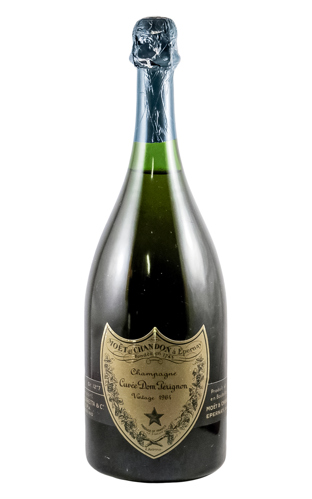 Dom Perignon Vintage Brut 1964 香檳王 年份不甜香檳 裸瓶