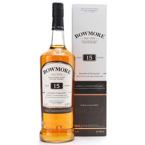 Bowmore-Aged 15 Years Golden & Elegant Single Malt Scotch Whisky