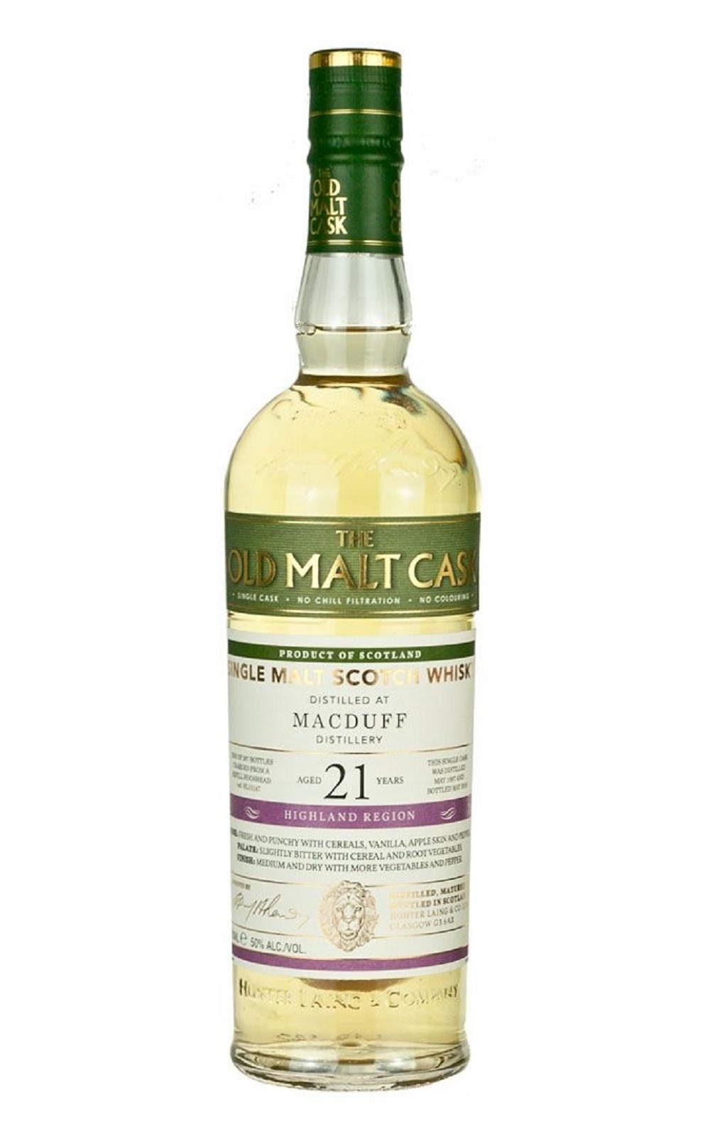 Old Malt Cask Macduff 1997 Aged 21 Years Single Malt Scotch Whisky 老麥頑童 麥克達夫 1997 21年單一麥芽蘇格蘭威士忌