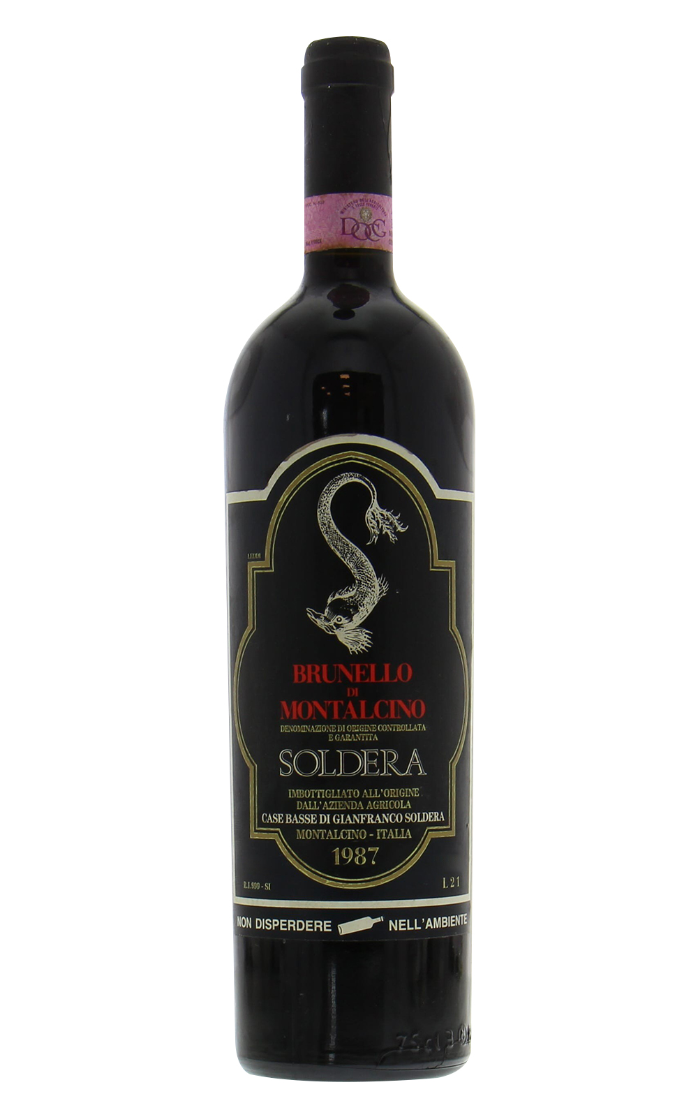 Case Basse di Gianfranco Soldera Brunello di Montalcino 1987 吉安法蘭科 索德拉酒莊 蒙塔奇諾布魯內洛紅酒