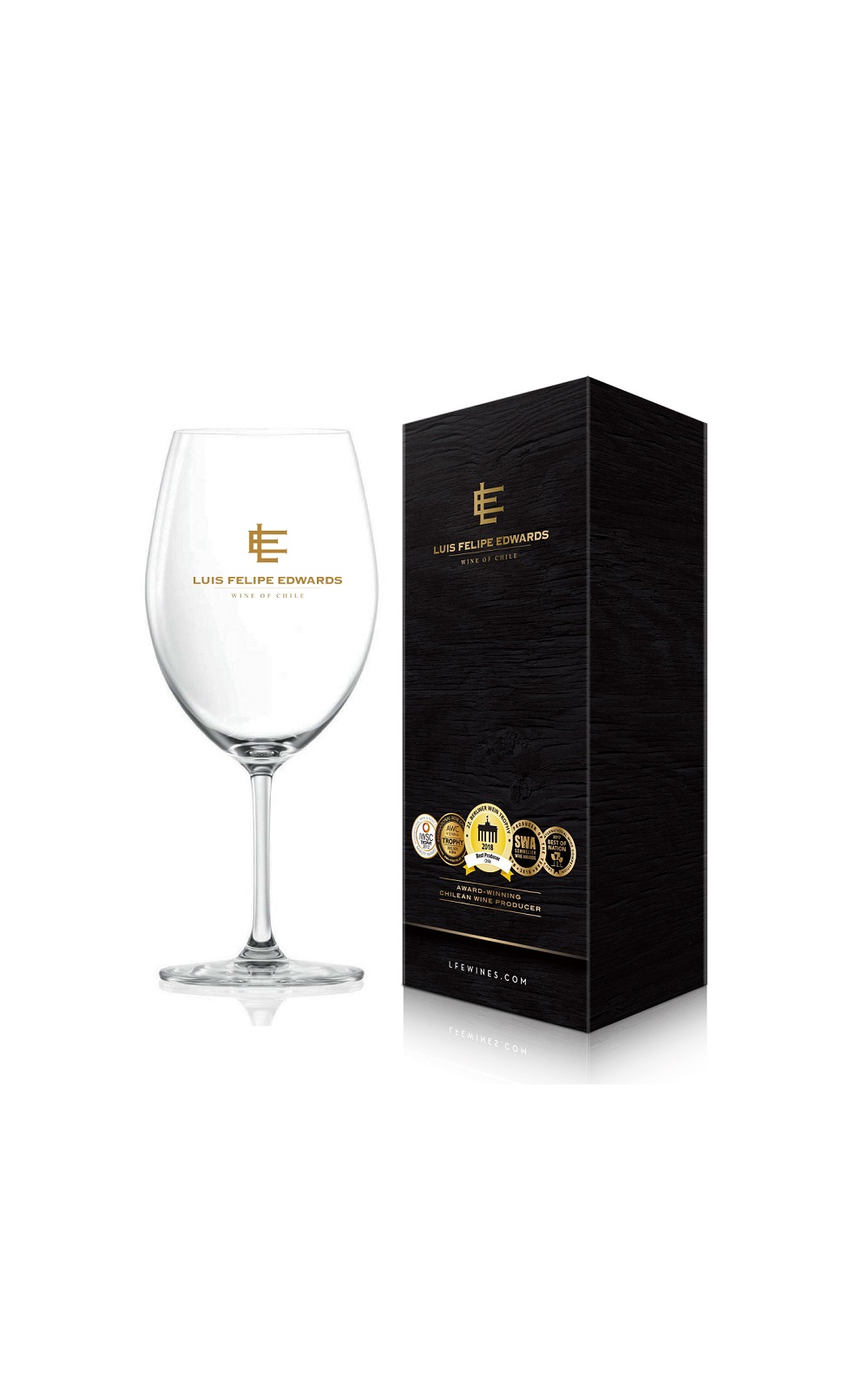 Luis Felipe Edwards LFE Wine Glass 路易菲利普原廠贈品 LFE五星級飯店指定用水晶杯