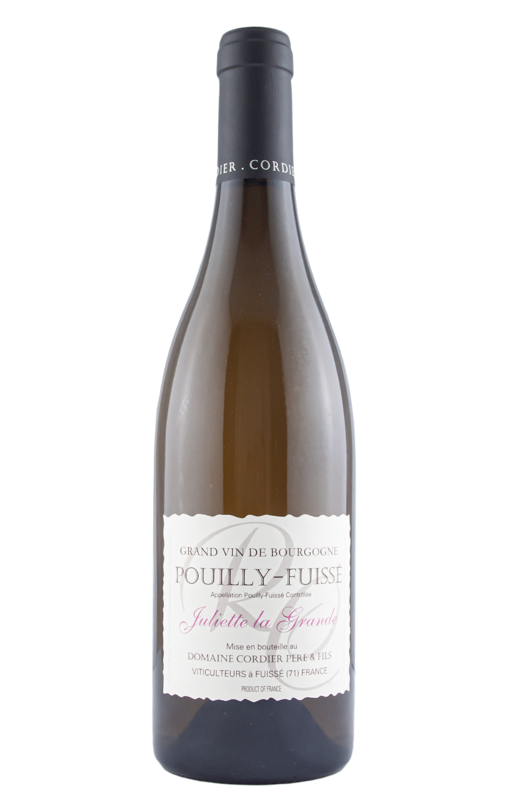 Domaine Cordier Pouilly FuiSSe Juliette la Grande 2006 蔻蒂酒莊 普依富塞 大茱麗葉 白酒