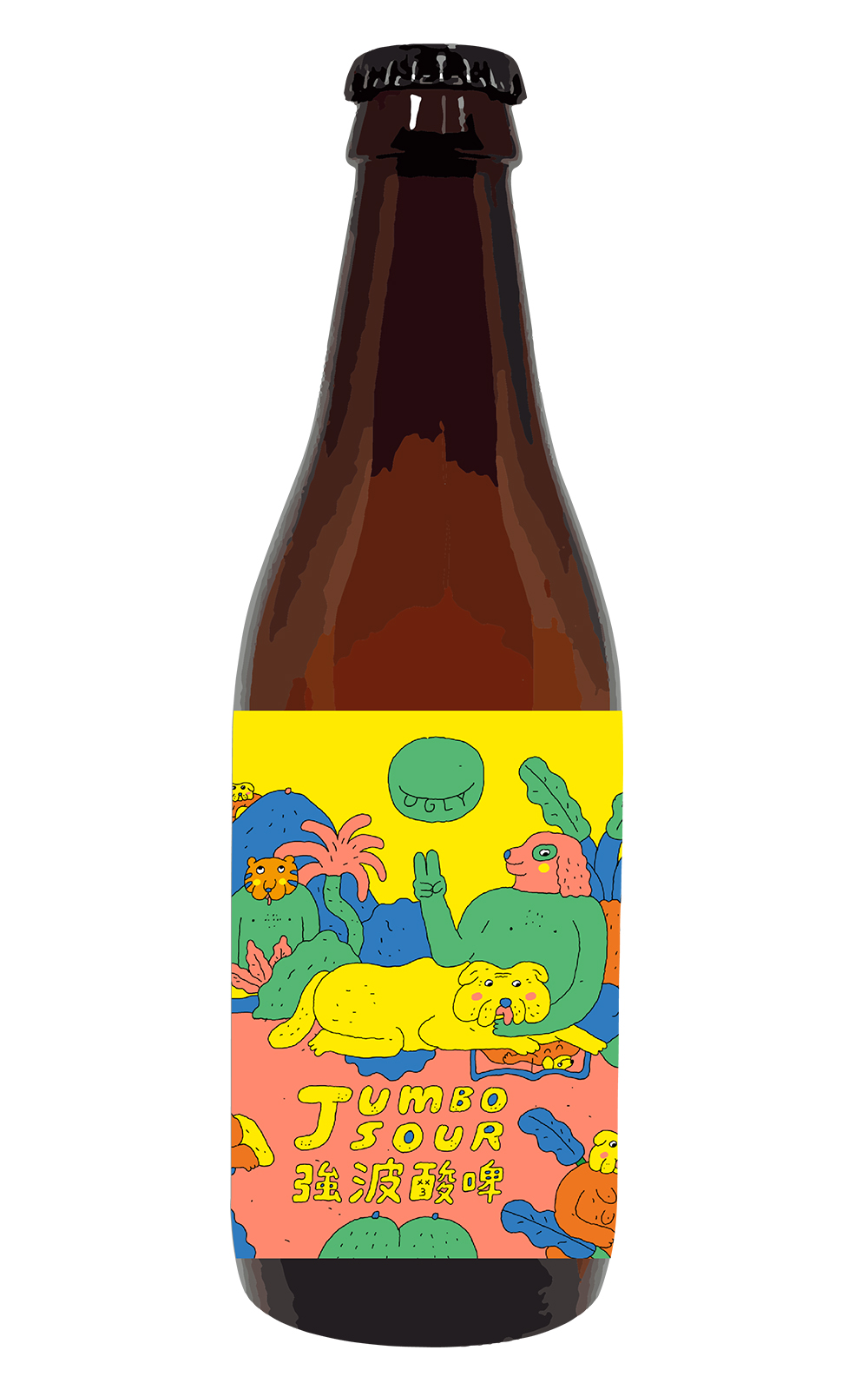 UGLY HALF BEER Jumbo Sour 酉鬼啤酒 強波酸啤