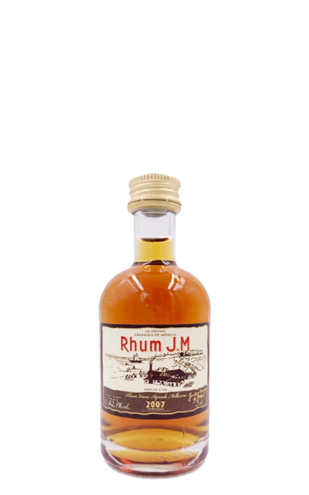 Rhum J M 10 Years Vintage Rhum J M 蘭姆酒 2007年 10 年年份蘭姆酒