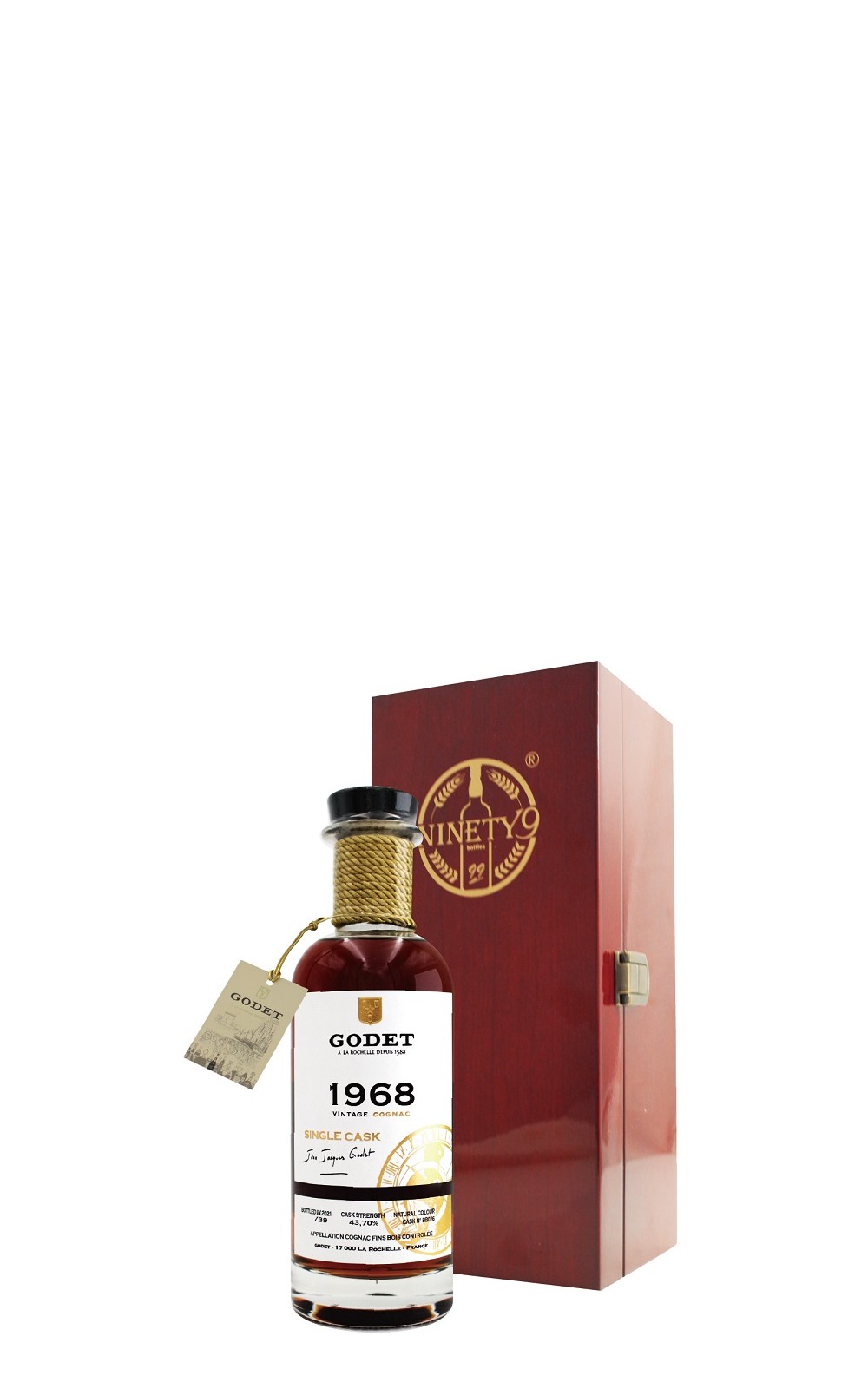 Godet 1968 Vintage Cognac Single Cask BB076 高神靈 1968 53年干邑白蘭地單桶原酒