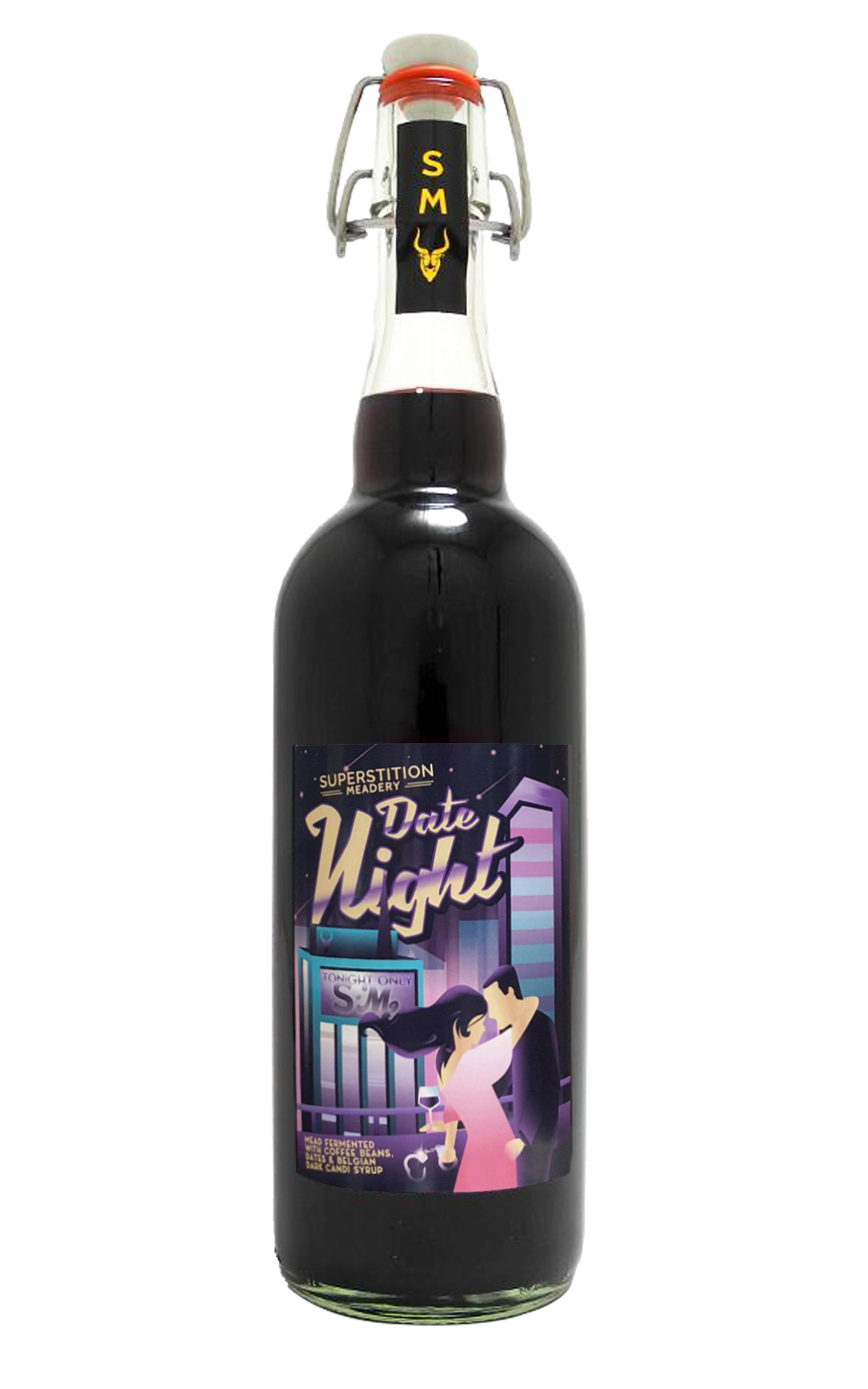 Superstition Meadery Date Night Mead Fermented with Coffee Beans 超自然蜂蜜酒廠 愛在今夜 椰棗咖啡桶陳蜂蜜酒