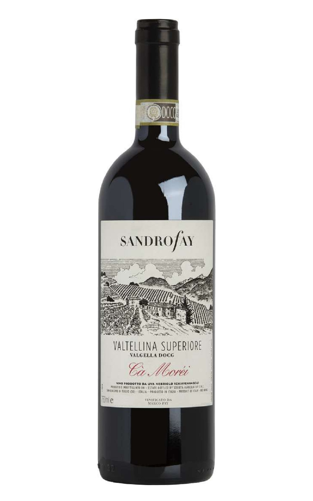 Sandro Fay Ca Morei Valtellina Superiore Valgella DOCG 2016 桑德羅‧費酒莊 卡莫雷伊 瓦爾泰利納優質紅酒