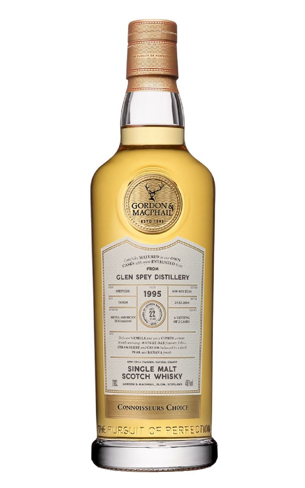 Gordon MacPhail Connoisseurs Choice Glen Spey 1995 Single Malt Scotch Whisky 高登麥克菲爾 品味家精選 格蘭斯佩1995 單一麥芽蘇格蘭威士忌