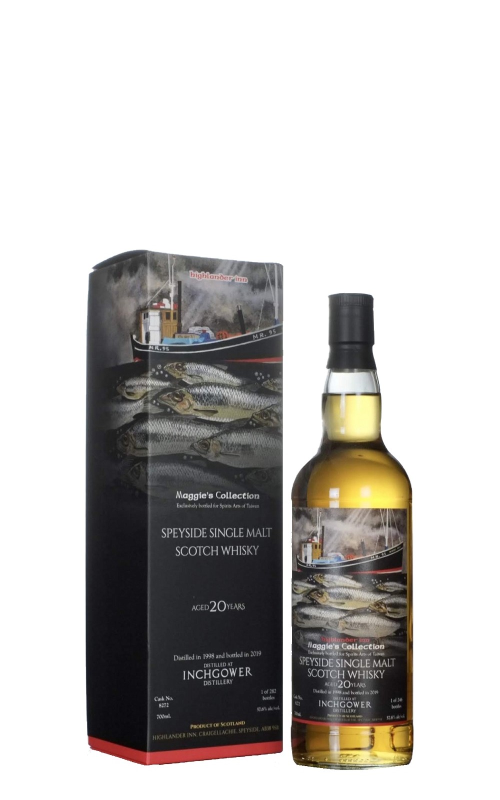 Highlander Inn Maggie s Collection Inchgower Aged 20 Years Speyside Single Malt Scotch Whisky 高地人小酒館 瑪姬精選 英呎高爾 20年單一麥芽蘇格蘭威士忌