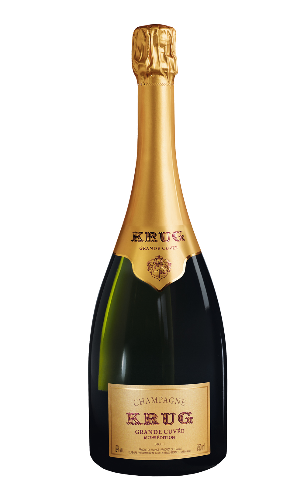 Krug Champagne Grande Cuvee 167eme Edition Brut NV 庫克香檳 偉大經典 版本167 不甜香檳