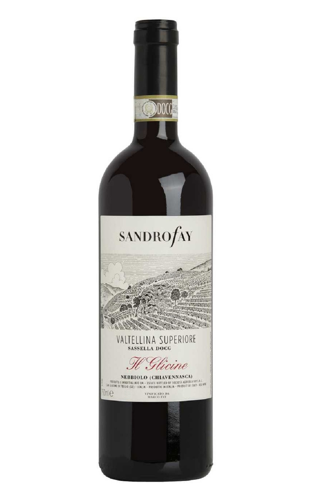 Sandro Fay Il Glicine Valtellina Superiore Sassella DOCG 2016 桑德羅‧費酒莊 紫藤 瓦爾泰利納優質紅酒