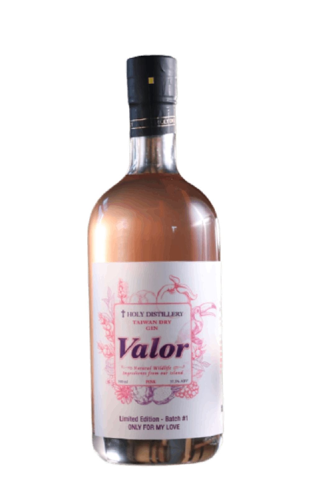 Holy Distillery Valor Pink Dry Gin Limited Edition Batch 1 合力酒廠 神聖勇氣 粉紅靈魂琴酒