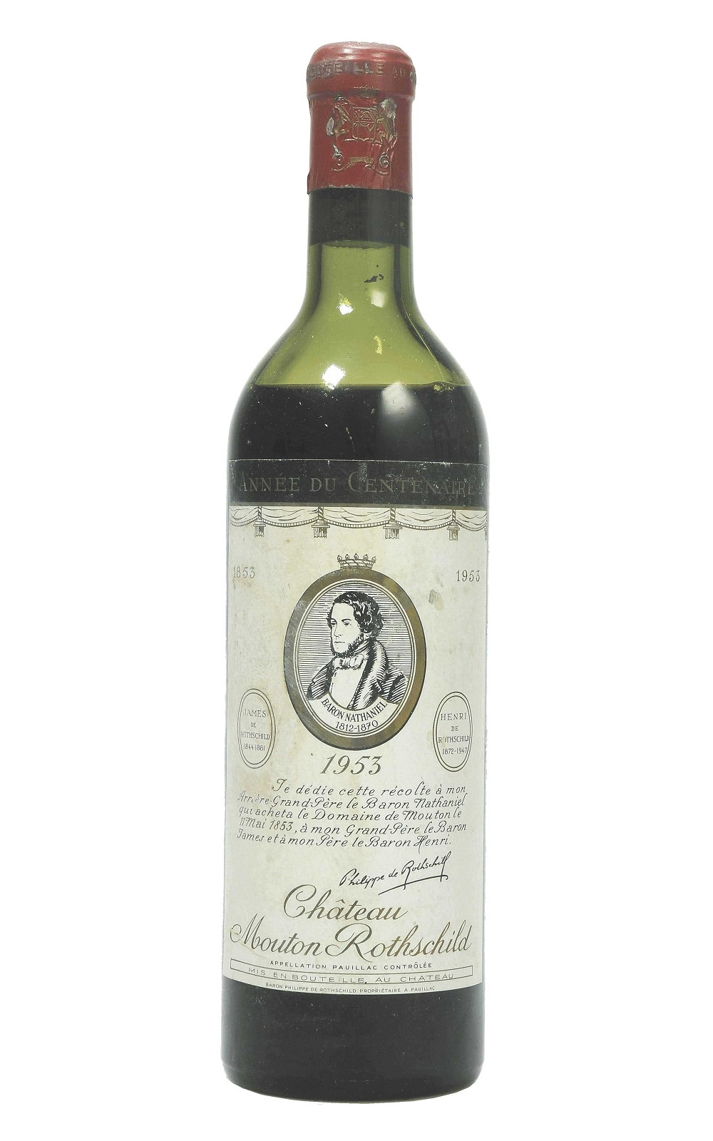 Chateau Mouton Rothschild Chateau Mouton Rothschild 1953 木桐堡 木桐一軍紅酒