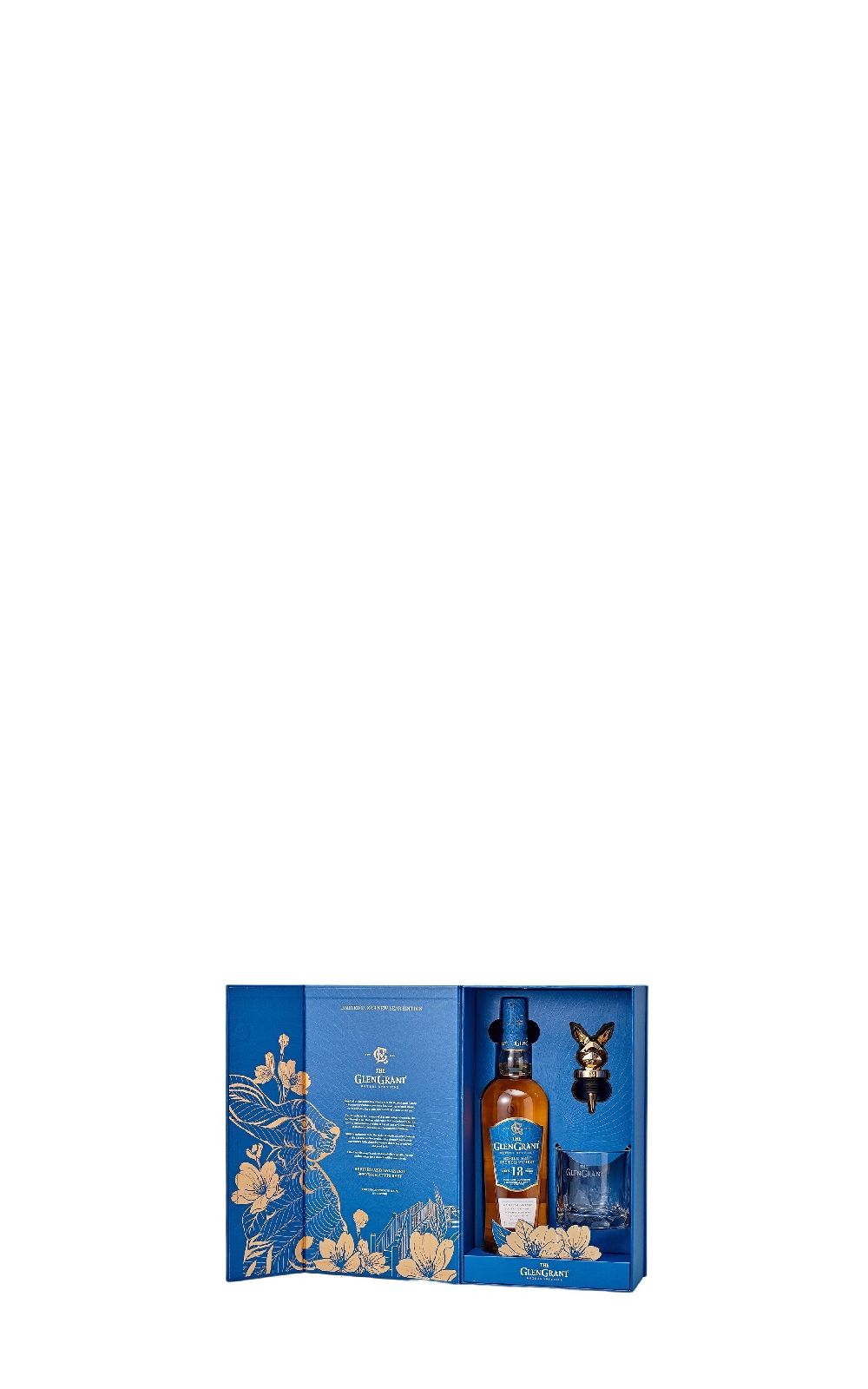 Glen Grant Aged 18 Years Single Malt Scotch Whisky Year of Rabbit Gift Box 格蘭冠酒廠 18年單一麥芽蘇格蘭威士忌 兔年禮盒