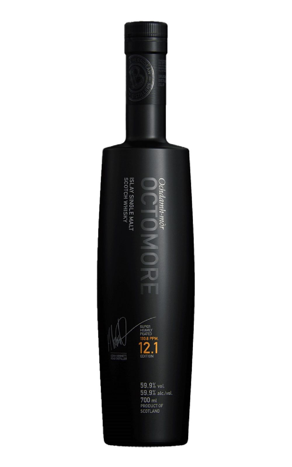 Bruichladdich Distillery Octomore Edition 12 1 Super Heavily Peated Islay Single Malt Scotch Whisky 布萊迪蒸餾廠 奧特摩系列 版本12 1 艾雷島單一麥芽蘇格蘭威士忌