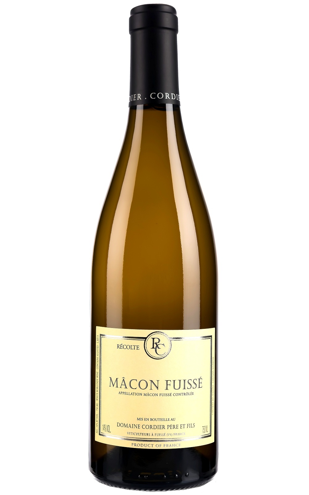 Domaine Cordier Macon FuiSSe 2015 蔻蒂酒莊 馬貢富塞白酒