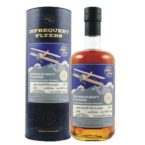 Alistair Walker Whisky-The Infrequent Flyer "Ben Nevis" 2011 Single Malt Scotch Whisky