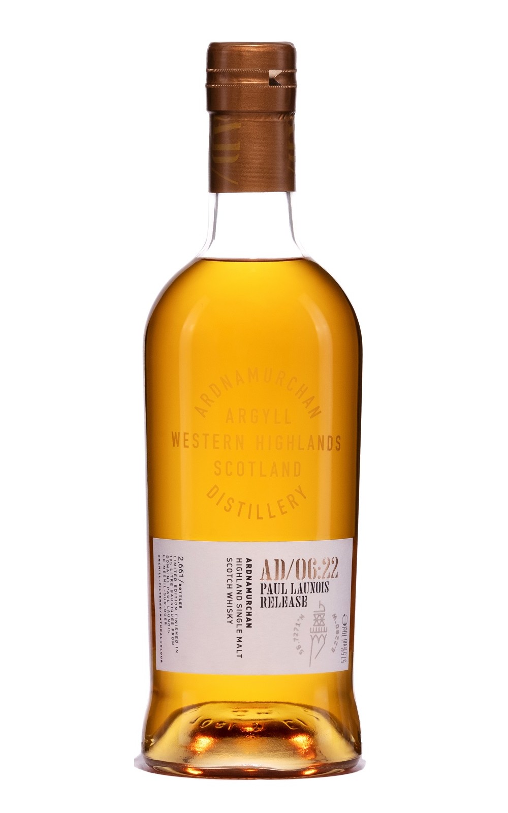 Ardnamurchan Distillery AD 06 22 Paul Launois Release Highland Single Malt Scotch Whisky 艾德麥康蒸餾廠 AD 06 22 保羅洛瓦香檳基酒桶過桶 單一麥芽蘇格蘭威士忌