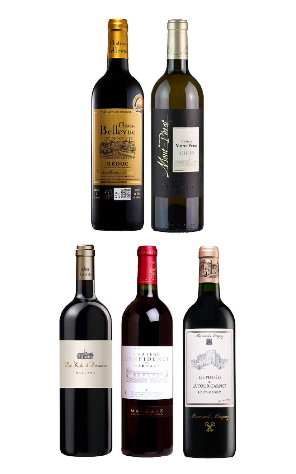 iCheers Special Set Medoc 5 Bottle Set 750ml 5 NV 愛酒窩特惠組 梅多克高分五瓶組 750ml 5