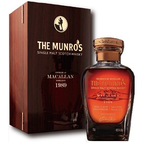 Glasgow Whisky-The Munros "1989 Macallan" Single Malt Scotch Whisky