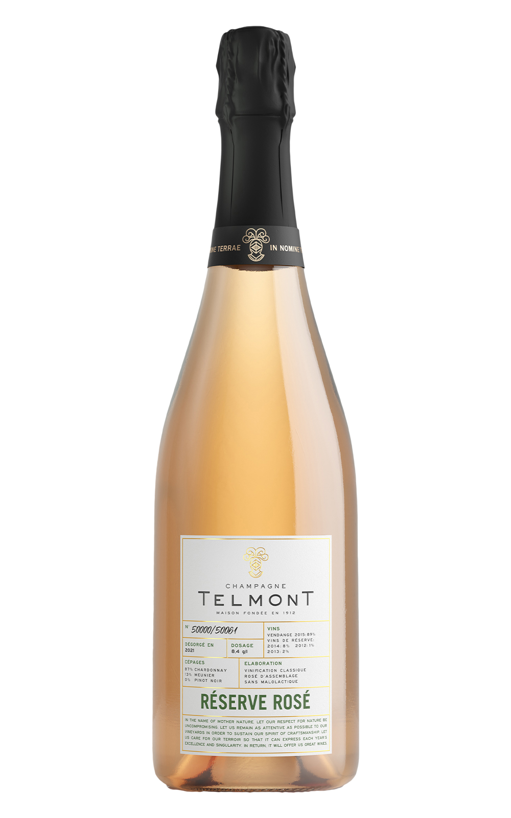 Champagne Telmont Reserve Rose NV 天夢香檳 無年份不甜粉紅香檳