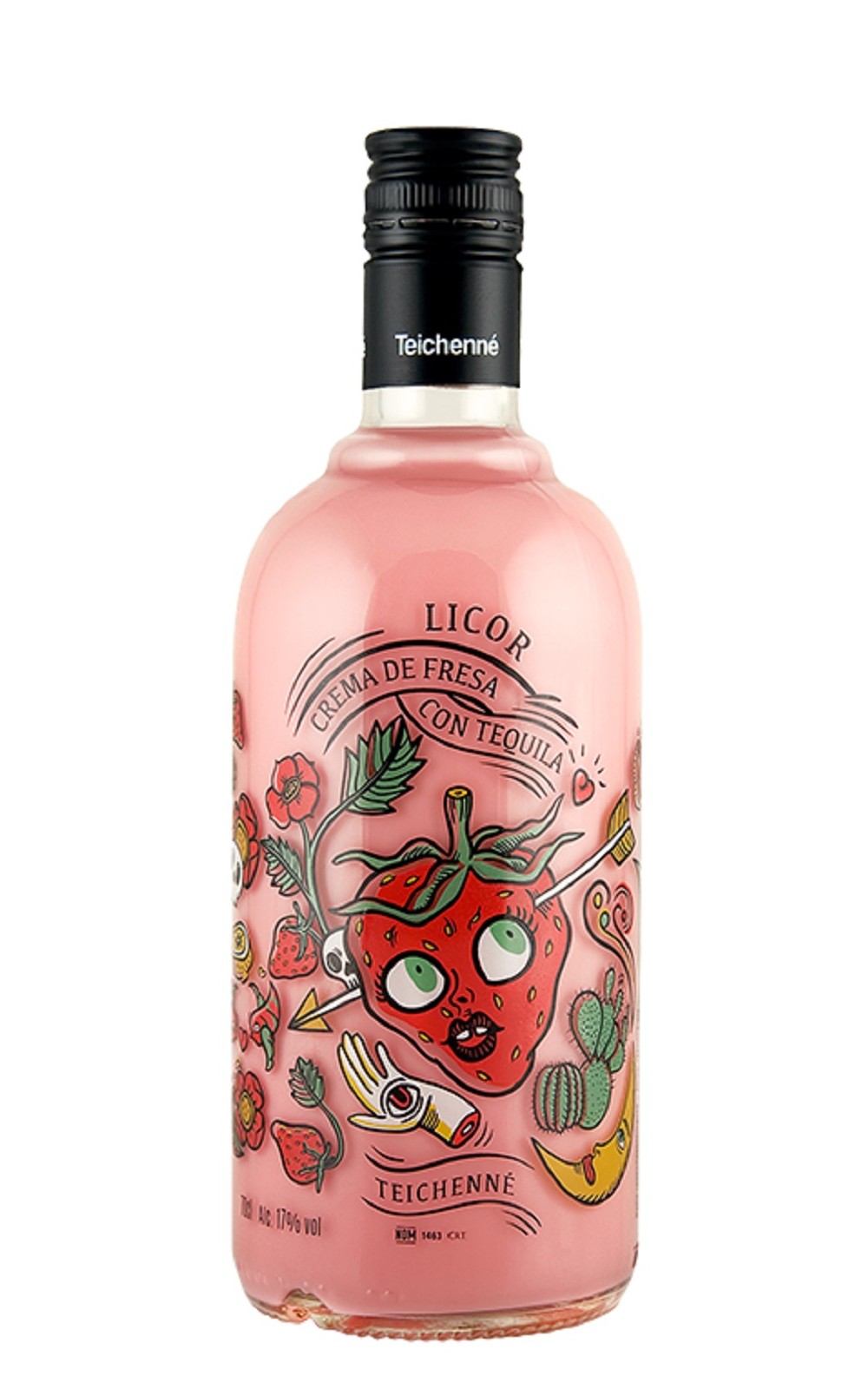 Teichenne Licor Crema de Fresa Con Tequila 蝶香奈 草莓香甜奶酒