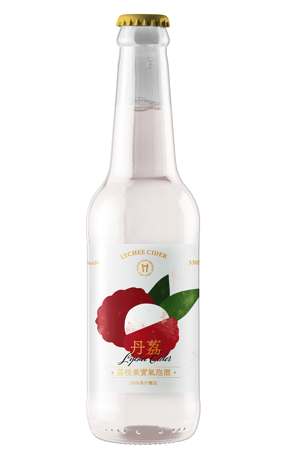 Taiwan Head Brewers Lychee Cider 啤酒頭釀造 丹荔 荔枝果實氣泡酒