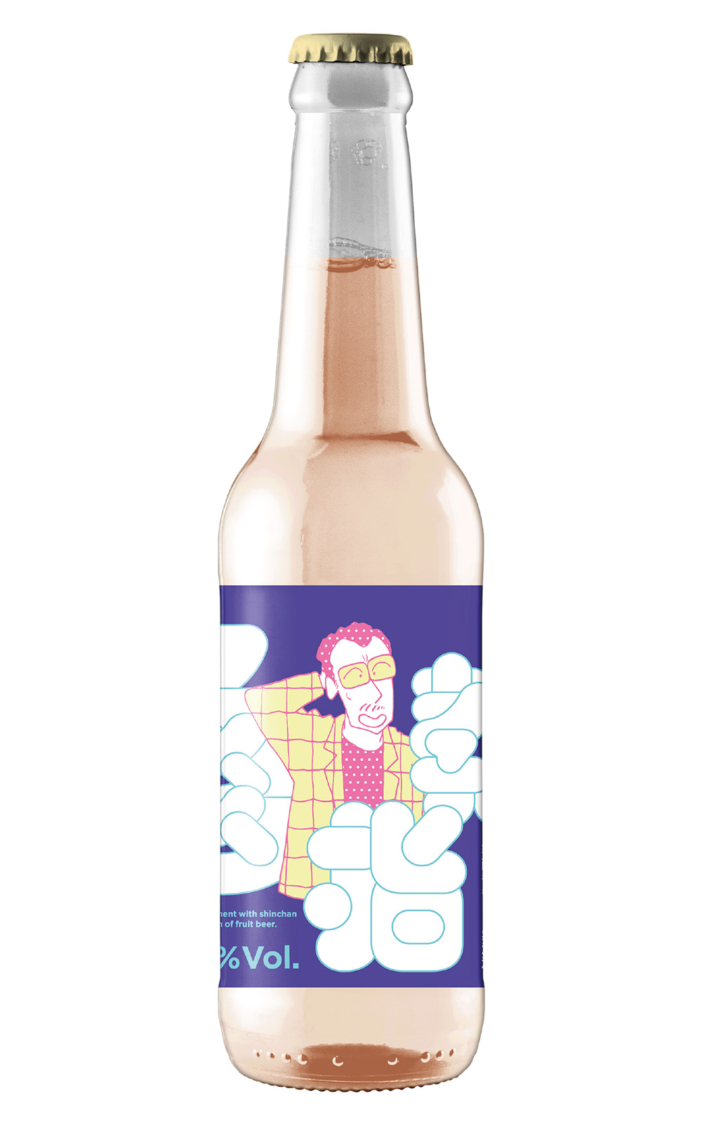 Taiwan Head Brewers Crayon ShinChan 多多指教 乳酸多多氣泡酒 啤酒頭釀造 蠟筆小新聯名系列 多多指教 乳酸多多氣泡酒