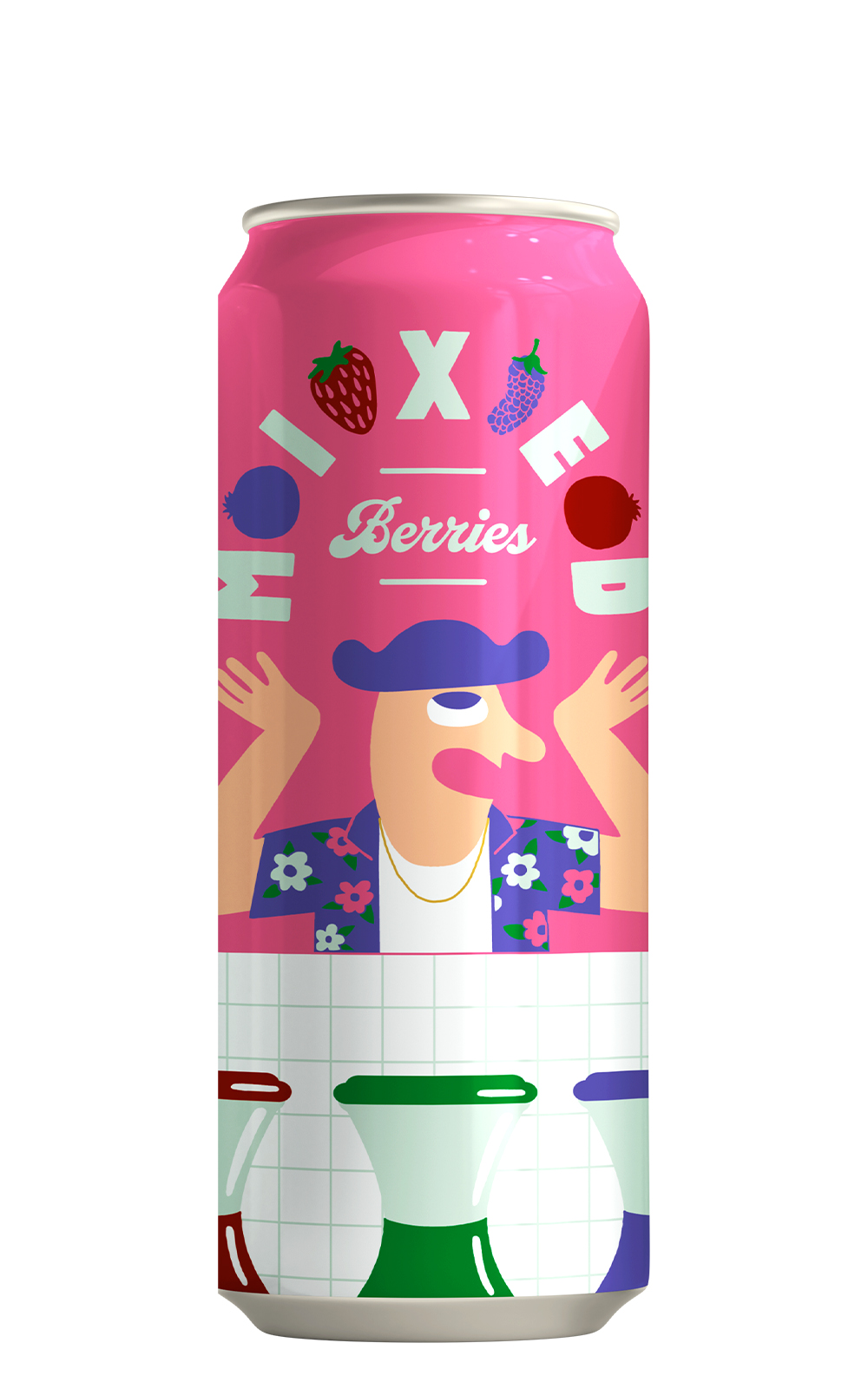 Taiwan Head Brewers Mikkeller Mixed Berries Sour Ale 啤酒頭釀造 米凱樂 x 啤酒頭釀造 北歐系莓果酸啤酒
