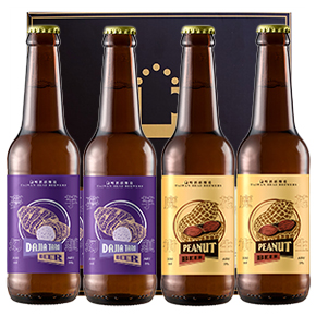 Taiwan Head Brewers-臺農酒館系列「夢幻芋頭」&「魔術花生」啤酒四入特惠禮盒