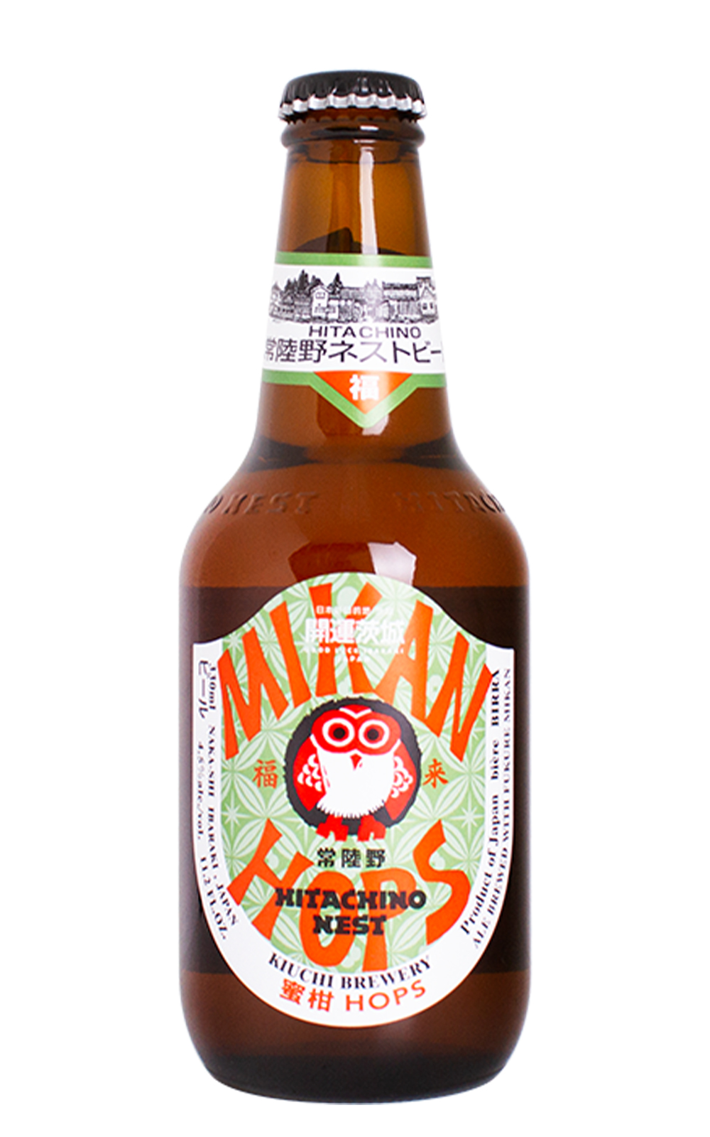 Hitachino Nest Beer 蜜柑Hops 常陸野貓頭鷹啤酒廠 蜜柑愛爾啤酒