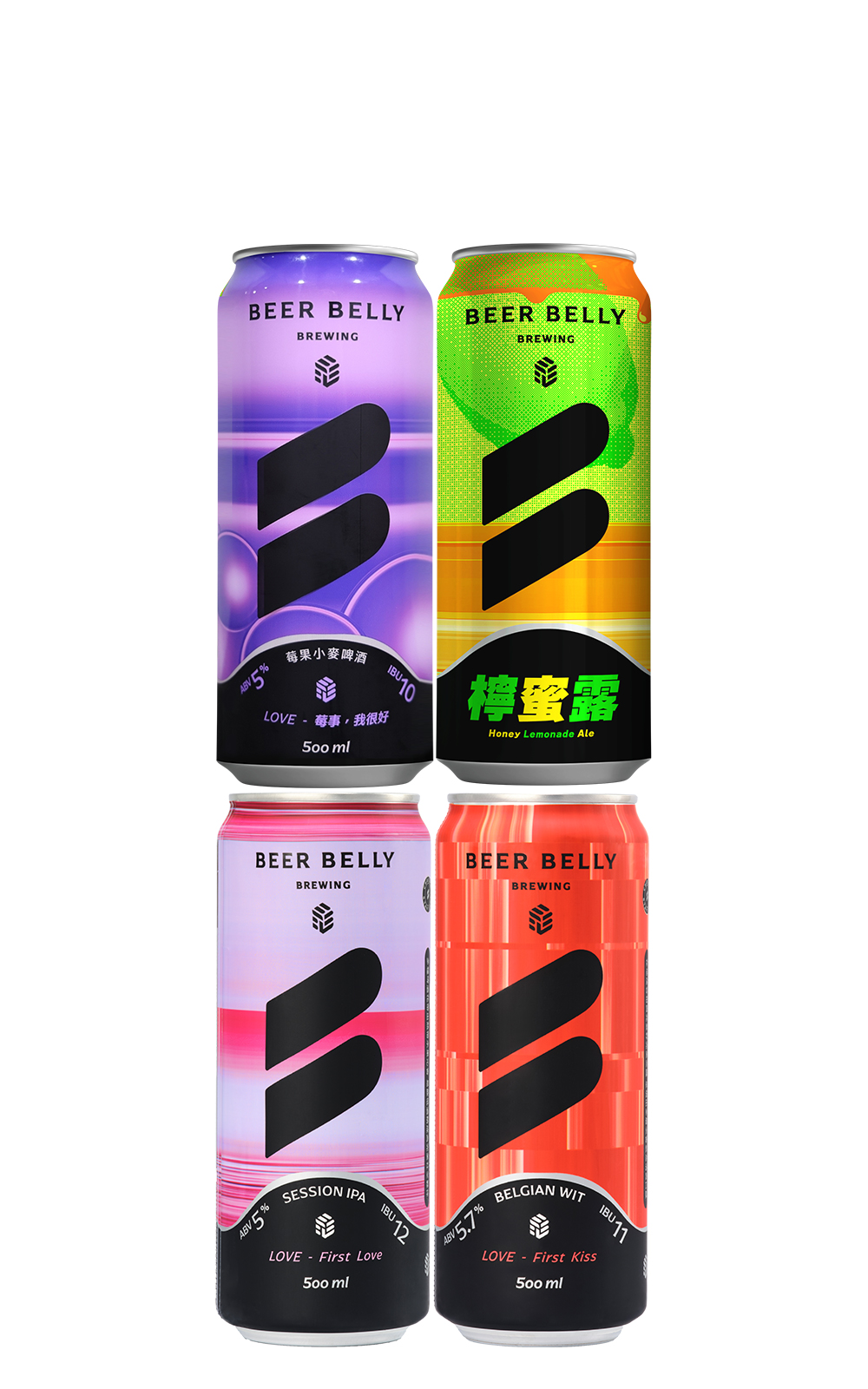 BeerBelly Brewing 愛情滿滿 啤酒套組 500ml 24 啤酒肚釀製 愛情滿滿 啤酒套組 500ml 24