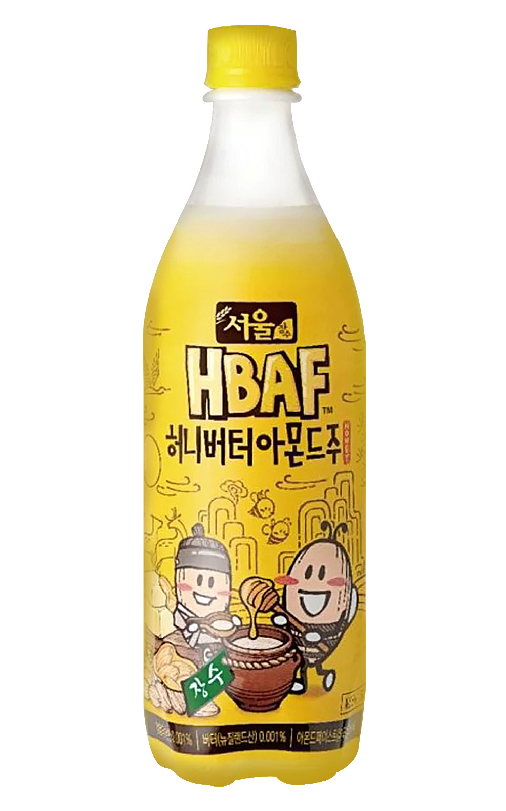Seoul Jangsoo HBAF Honey Butter Almond Flavors Makgeolli 首爾長壽 HBAF 蜂蜜奶油杏仁馬格利酒