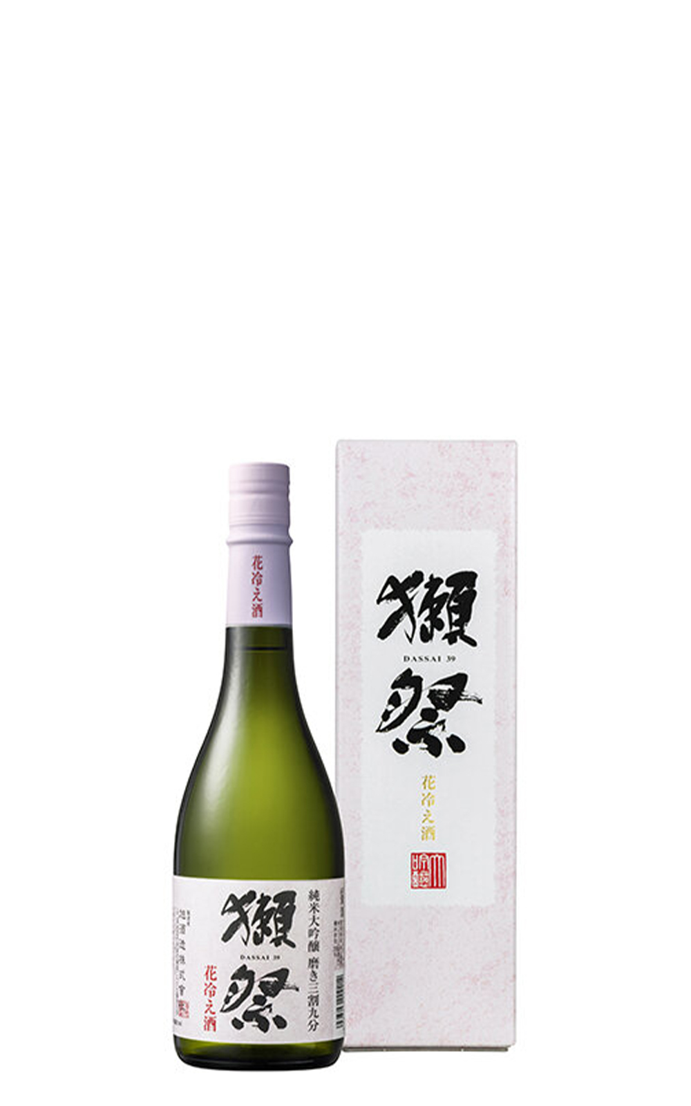 Asahi Shuzo 獺祭 純米大吟醸 磨き三割九分 花冷え酒 旭酒造 獺祭 純米大吟釀 三割九分 花冷限定 紙盒