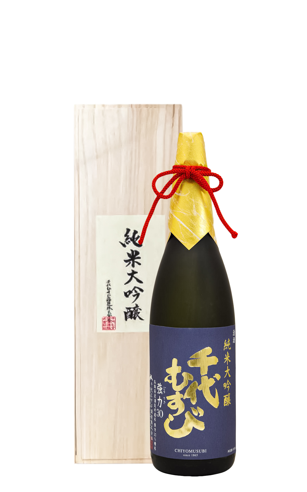 千代むすび酒造株式会社 大吟醸 袋取りしずく酒 桐木盒 千代結酒造 大吟釀 袋取雫酒 桐木盒