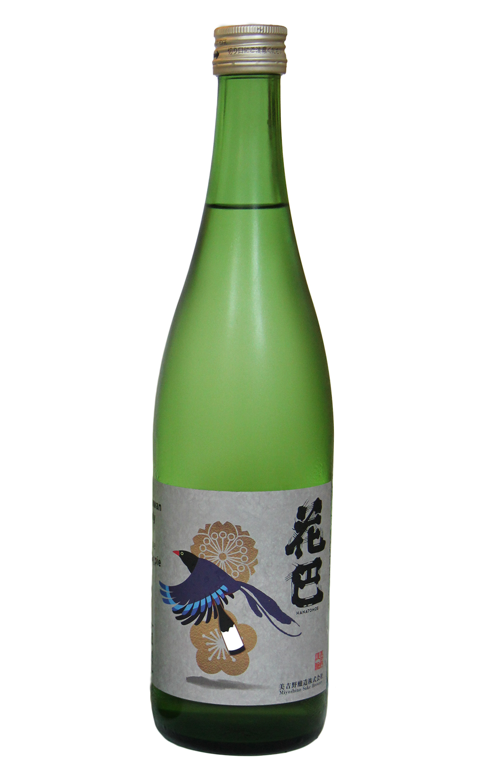 美吉野釀造株式會社 花巴 Blue Magpie 直汲 山廃 純米吟醸生酒 美吉野釀造 花巴 台灣藍鵲 直汲 山廢 純米吟釀生酒