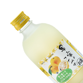 麻原酒造株式会社-果実のささやき ゆず（柚子酒）