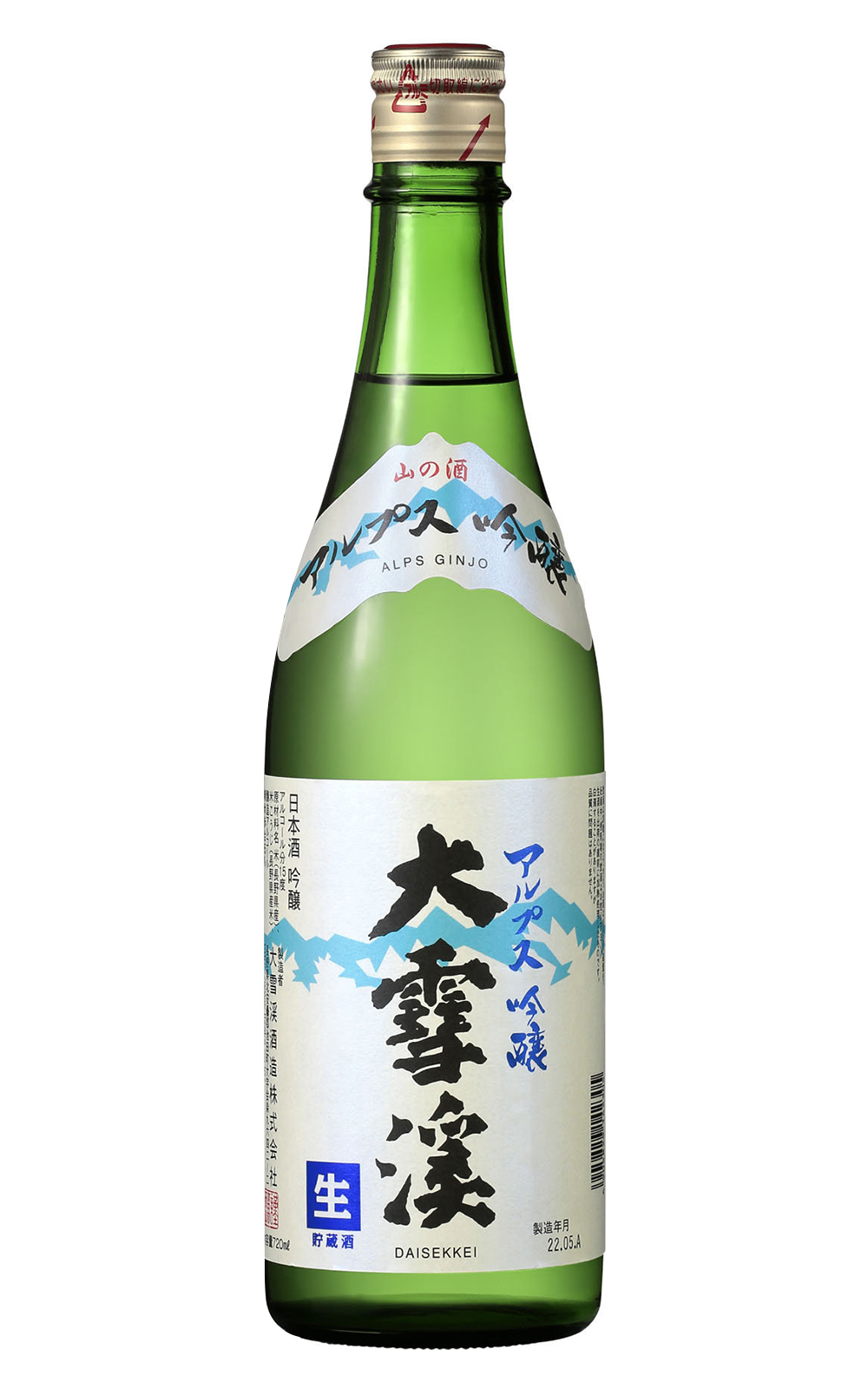 大雪渓酒造株式会社 大雪渓 アルプス吟醸 生貯藏酒 大雪溪酒造 大雪溪 阿爾卑斯吟釀 生貯藏酒